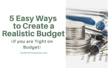 5 Easy Ways to Create a Realistic Budget even if you are on Tight Budget