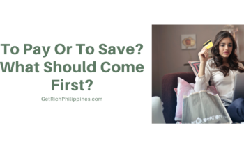 To Pay Or To Save What Should Come First